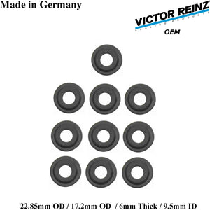 10 X 2000-03 BMW M5 2000-02 Z8 23mm Valve Cover Mount Nut Rubber Seal 1 437 395