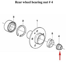 Load image into Gallery viewer, 1984-02 318 i is ti 325 e es i ix M3 Z3 Front or rear Axle Shaft Nut 1 125 664
