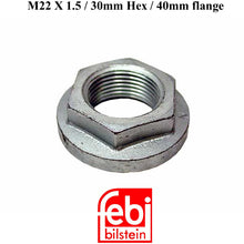 Load image into Gallery viewer, 1984-02 BMW 318 i is 325 e es i is ix Z3 Axle Shaft Wheel Bearing Nut &amp; Lock
