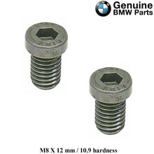 Load image into Gallery viewer, 2 1977-24 BMW 8 X 12 Front Rear Brake Disc Mounting Screw 1 123 072 GENUINE BMW
