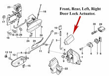 Load image into Gallery viewer, 1995-03 BMW 525 528 530 540 740 750 M5 Front Rear Door Lock Actuator 8 352 165
