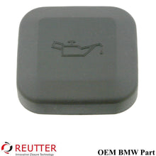 Load image into Gallery viewer, 1991-03 BMW 3 5 7 8 M Engine Oil Filler Cap with Oil Can OEM Reutter 1 743 294
