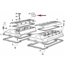 Load image into Gallery viewer, 1991-03 BMW 3 5 7 8 M Engine Oil Filler Cap with Oil Can OEM Reutter 1 743 294
