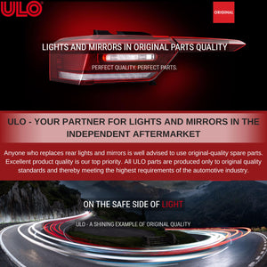 OEM Left Outside Mirror Glass Auto Dimming 2000-02 Mercedes E320 E430 E55 AMG