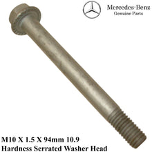 Load image into Gallery viewer, 1982-02 Mercedes 107 116 123 124 129 Steering Box Bolt M10 X 94 OE 129 990 11 01
