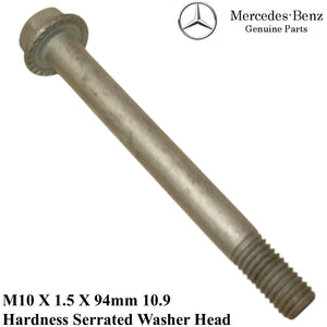 1982-02 Mercedes 107 116 123 124 129 Steering Box Bolt M10 X 94 OE 129 990 11 01