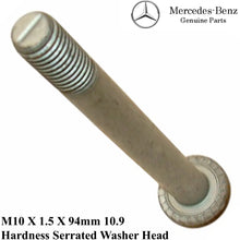 Load image into Gallery viewer, 1982-02 Mercedes 107 116 123 124 129 Steering Box Bolt M10 X 94 OE 129 990 11 01
