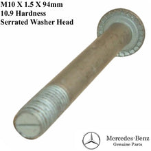 Load image into Gallery viewer, 1982-02 Mercedes 107 116 123 124 129 Steering Box Bolt M10 X 94 OE 129 990 11 01
