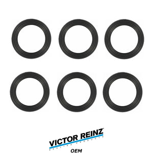 2001-08 BMW M3 Z3 M Z4 M S54 Set of 6 Valve Cover Spark Plug Hole Seal Gaskets