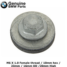 Load image into Gallery viewer, Valve Cover Cap Nut with Seal 1991-07 BMW 3 5 X Z M6 11 12 1 738 607 Genuine BMW
