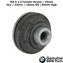 Load image into Gallery viewer, 1991-07 BMW 3 5 X Z Valve Cover Cap Nut with Seal M6 11 12 1 738 607 Genuine BMW
