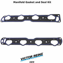 Load image into Gallery viewer, 96-99 Mercedes CL500 E420 S420 S500 SL500 Intake Manifold Gasket Set German OEM
