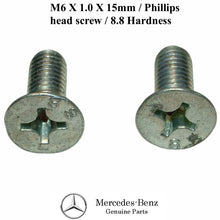 Load image into Gallery viewer, 2 X Door Locking Eye Trunk Latch M6 X1.0mm Tapered Screw 1959-86 Mercedes OE MB
