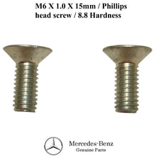 Load image into Gallery viewer, 2 X Door Locking Eye Trunk Latch M6 X1.0mm Tapered Screw 1959-86 Mercedes OE MB
