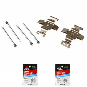 2002-09 Mercedes C CLK SLK AMG Front Brake Pad Spring Pin & Lube Hardware Kit