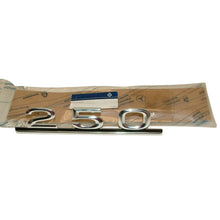 Load image into Gallery viewer, 1968-72 Mercedes W114 250 Trunk Lid 250 Emblem Badge + Seals Clips 114 817 09 15
