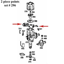 Load image into Gallery viewer, 1963-67 Mercedes 230SL 250SE 280SE 280SEL 280SL Bosch Ignition Points Set 01 007

