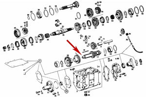 Mercedes 190C 190D 200 D 220 b Sb SE 230 250S 250SE Transmission Counter Shaft