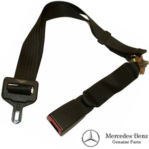 1983-85 Mercedes 240D 300D 300CD Rear Center Seat Belt & Right Side Belt Buckle