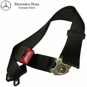 1983-85 Mercedes 240D 300D 300CD Rear Center Seat Belt & Right Side Belt Buckle