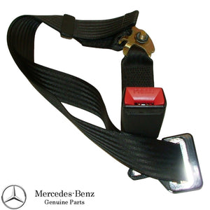 1983-85 Mercedes 240D 300D 300CD Rear Center Seat Belt & Right Side Belt Buckle
