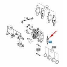 Load image into Gallery viewer, 2 X 00-14 Mercedes CL E GL ML R S SL Rear Brake Pad Anti Rattle Retainer Springs
