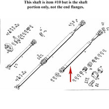 Load image into Gallery viewer, Rear Driveshaft Spline Shaft Portion Mercedes W180 220S W128 220SE Sedan Used

