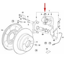 Load image into Gallery viewer, 1977-99 BMW 3 5 6 7 8 M Brake Caliper Bleeder Screw with OE Cap 34 11 1 153 197

