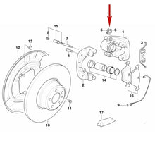 Load image into Gallery viewer, Brake Caliper Bleeder Screw with OE Cap 1977-99 BMW 3 5 6 7 8 M 34 11 1 153 197
