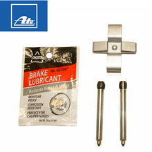 Load image into Gallery viewer, 90-98 Mercedes 230 280 300 320 500 Rear Brake Caliper Slide Pin Spring Lube Kit
