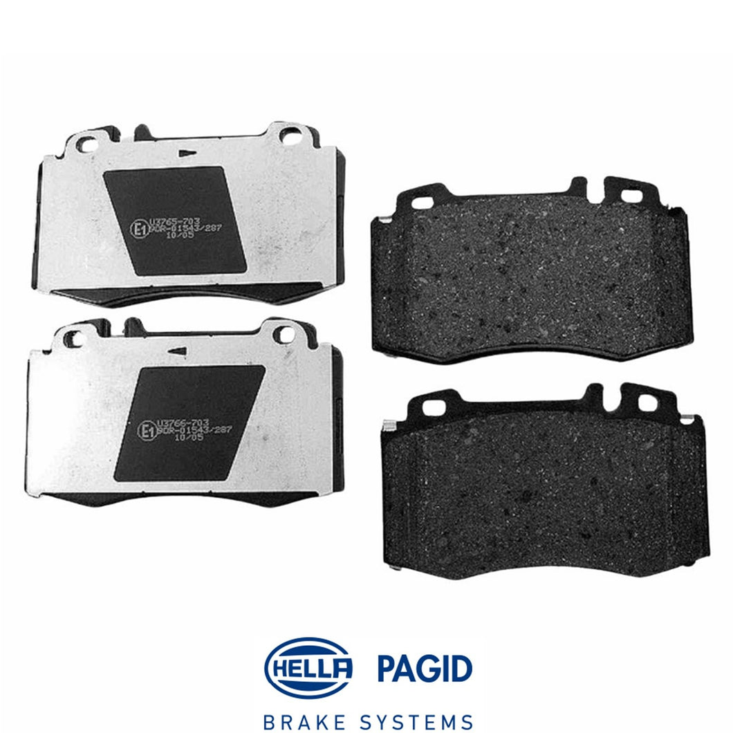 2000-11 Mercedes SL 550 SLK 350 Front Brake Pad Set Hella Pagid Special Compound