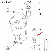 Load image into Gallery viewer, 1997-17 BMW 3 5 7 M X Z Windshield Washer Pump Front Rear OEM Continental VDO
