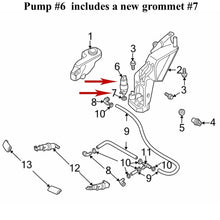 Load image into Gallery viewer, 1990-17 Volkswagen VW Audi Headlight Washer Pump OEM Continental VDO 3B7 955 681
