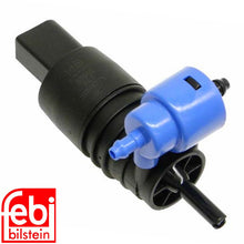 Load image into Gallery viewer, 1998-99 Audi A4 1998-06 VW Golf Passat Windshield Washer Pump with Grommet Febi
