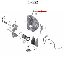 Load image into Gallery viewer, Left or Right Rear Brake Caliper Bleeder Screw Dust Cap 1996-03 BMW OEM ATE
