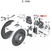 Load image into Gallery viewer, Left or Right Rear Brake Caliper Bleeder Screw Dust Cap 1996-03 BMW OEM ATE
