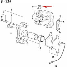 Load image into Gallery viewer, Left or Right Rear Brake Caliper Bleeder Screw Dust Cap 1996-03 BMW OEM ATE
