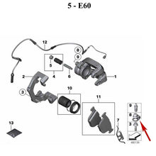 Load image into Gallery viewer, Left or Right Rear Brake Caliper Bleeder Screw Dust Cap 1996-03 BMW OEM ATE
