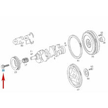 Load image into Gallery viewer, 1998-18 Mercedes 6 8 12 Cylinder Crank Vibration Balancer Pulley M16 X 70mm Bolt
