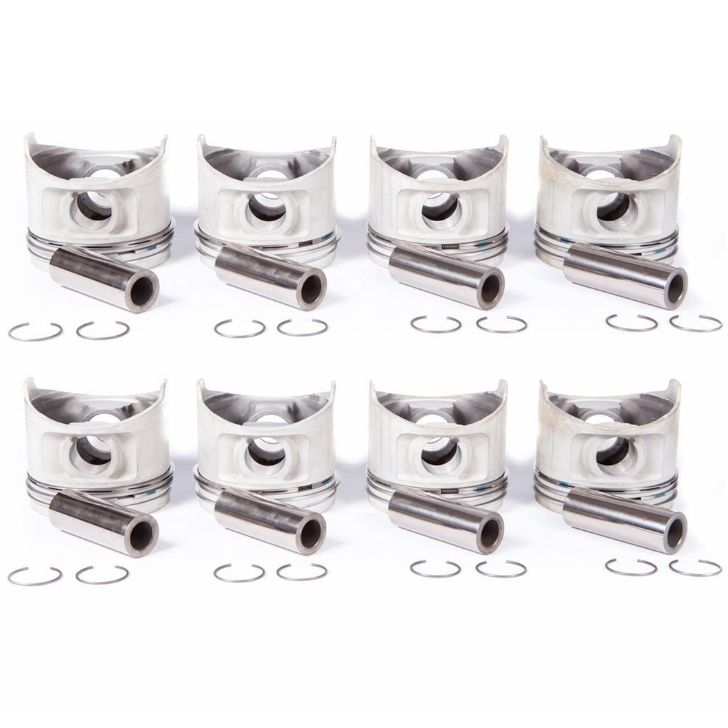 Full Set of 8 1st Repair Size 92.5 mm Pistons 1981 Mercedes 380SEL 380SL 380SLC