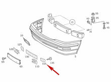 Load image into Gallery viewer, 1990-02 Mercedes SL 300 320 500 600 SL R129 AMG Lower Front Bumper Black Screen
