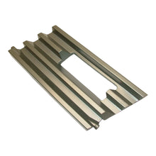 Load image into Gallery viewer, 1982-85 Mercedes 380SEC 500SEC Front Bmper Right Tow Hook Flap Cover Silver 7007
