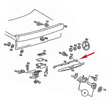 Load image into Gallery viewer, 1972-89 Mercedes 250 280 300 350 380 450 560 SL SLC Trunk Handle Gasket
