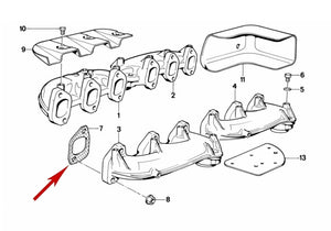 Exhaust Manifold Cylinder Head Gasket 1988-97 BMW 750iL 850 Ci CSi Genuine BMW