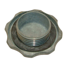 Load image into Gallery viewer, Oil Fuel Gas Filler Cap &amp; Seal Aluminum Screw On 1953-68 Mercedes 136 501 00 54

