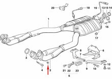 Load image into Gallery viewer, M8 X 1.25 Exhaust Lock Nut with Insert Manifold Catalyst 1991-15 BMW 7 523 805
