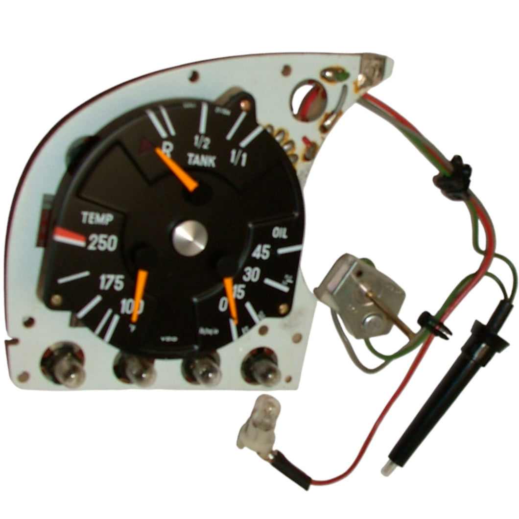 1973-80 Mercedes 107 116 Chassis Instruments Water Oil Fuel Gauge New Mercedes