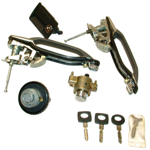 1981-82 Mercedes 300SD 380SEL Door Trunk Glove Box Gas Cap Lock Set Keys OE MB