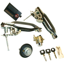 Load image into Gallery viewer, 1981-82 Mercedes 300SD 380SEL Door Trunk Glove Box Gas Cap Lock Set Keys OE MB
