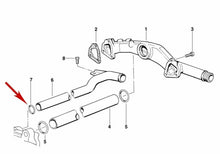 Load image into Gallery viewer, 1998-03 BMW 5 7 8 M5 X5 Z8 Cooling Water Pipe Manifold 19.5 X 3 O-Ring 1 710 055
